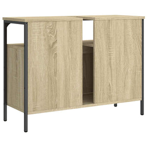 Waschbeckenunterschrank Sonoma-Eiche 80 cm