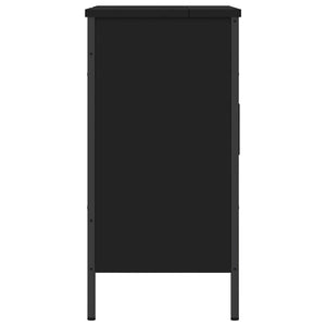 Schwarzer Waschbeckenunterschrank 60 cm