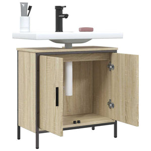 Waschbeckenunterschrank Sonoma-Eiche 60 cm