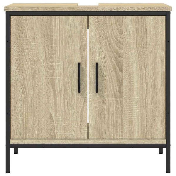 Waschbeckenunterschrank Sonoma-Eiche 60 cm