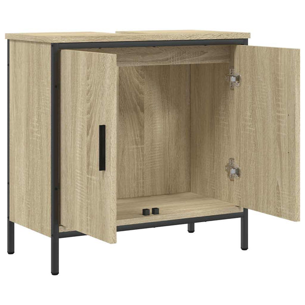 Waschbeckenunterschrank Sonoma-Eiche 60 cm