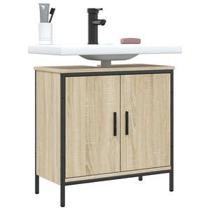 Waschbeckenunterschrank Sonoma-Eiche 60 cm
