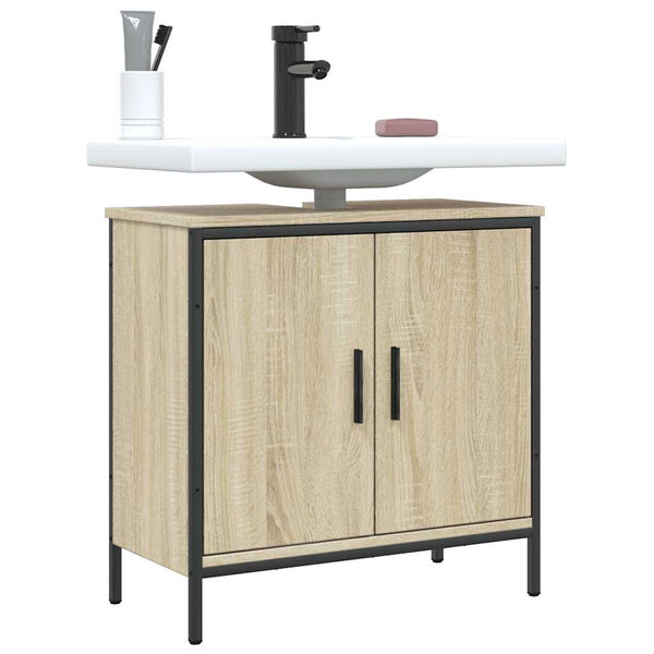 Waschbeckenunterschrank Sonoma-Eiche 60 cm