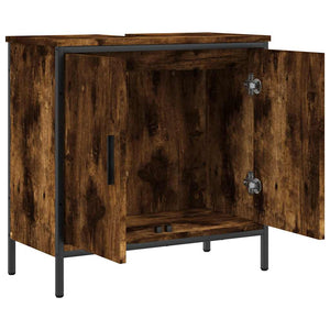 Waschbeckenunterschrank Räuchereiche 60 cm