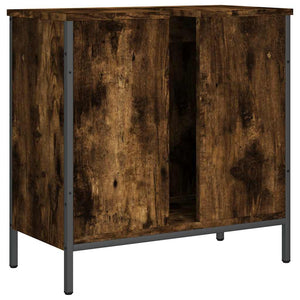 Waschbeckenunterschrank Räuchereiche 60 cm