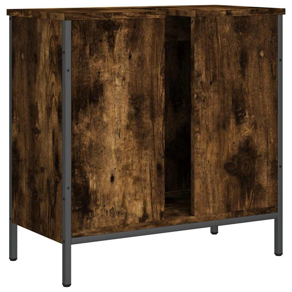 Waschbeckenunterschrank Räuchereiche 60 cm