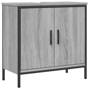 Waschbeckenunterschrank Grau Sonoma 60 cm