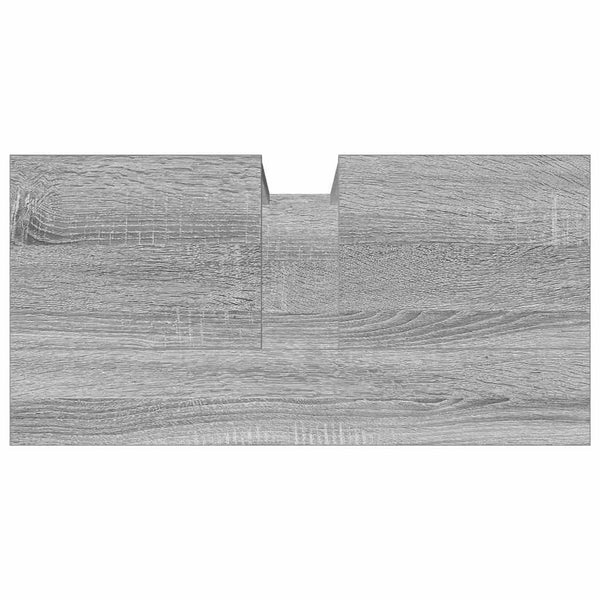 Waschbeckenunterschrank Grau Sonoma 60 cm