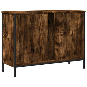 Waschbeckenunterschrank Räuchereiche 80 cm