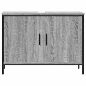 Waschbeckenunterschrank Grau Sonoma 80 cm