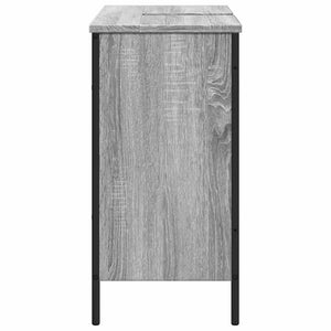 Waschbeckenunterschrank Grau Sonoma 80 cm