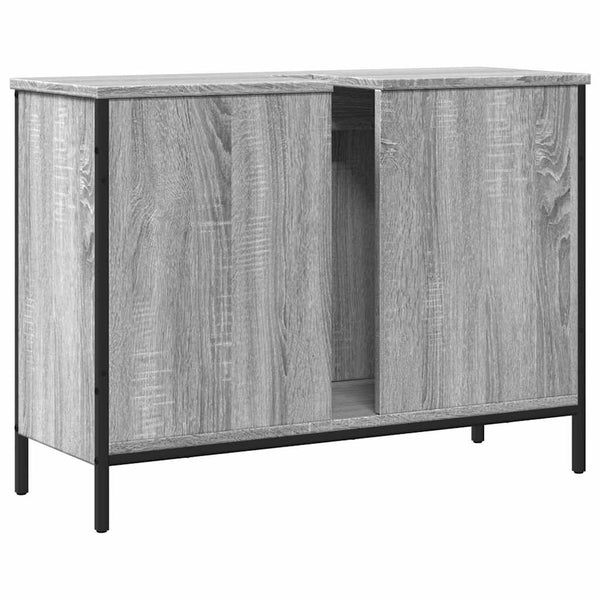 Waschbeckenunterschrank Grau Sonoma 80 cm