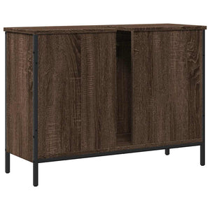 Waschbeckenunterschrank Braun Eiche 80 cm