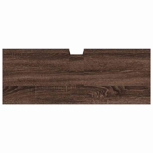 Waschbeckenunterschrank Braun Eiche 80 cm
