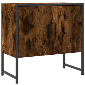 Waschbeckenunterschrank Räuchereiche 60 cm