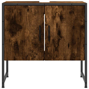 Waschbeckenunterschrank Räuchereiche 60 cm