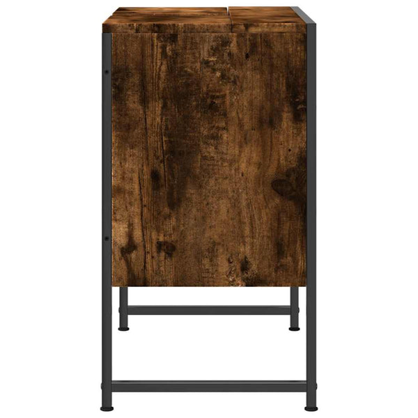 Waschbeckenunterschrank Räuchereiche 60 cm