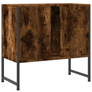Waschbeckenunterschrank Räuchereiche 60 cm
