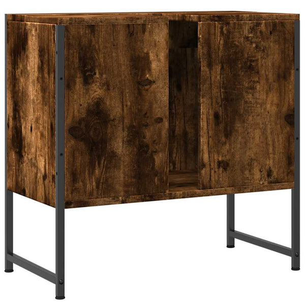Waschbeckenunterschrank Räuchereiche 60 cm