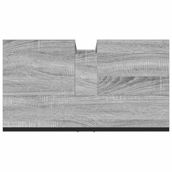 Waschbeckenunterschrank Grau Sonoma 60 cm