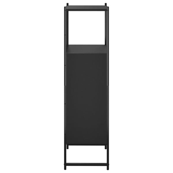 Schwarzer Badschrank 33x33x120,5 cm
