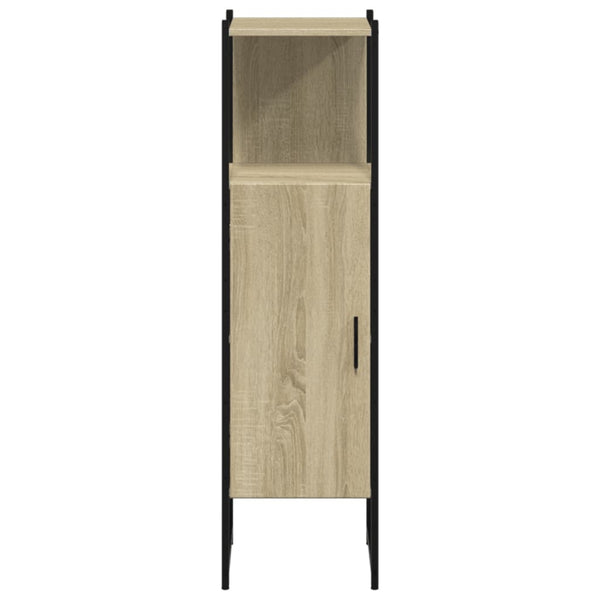 Badschrank Sonoma-Eiche 33x33x120,5 cm