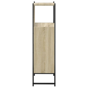 Badschrank Sonoma-Eiche 33x33x120,5 cm