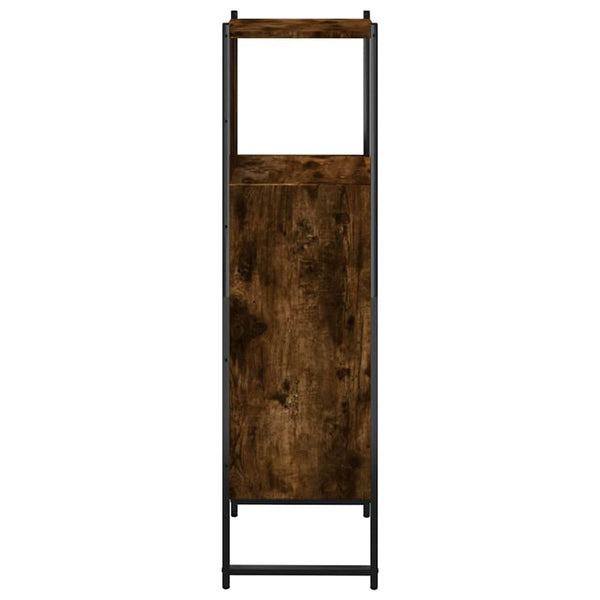Badschrank Räuchereiche 33x33x120,5 cm