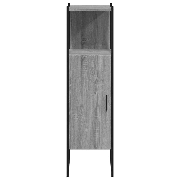 Badschrank Grau Sonoma 33x33x120,5 cm