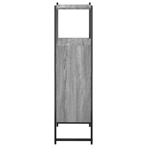 Badschrank Grau Sonoma 33x33x120,5 cm