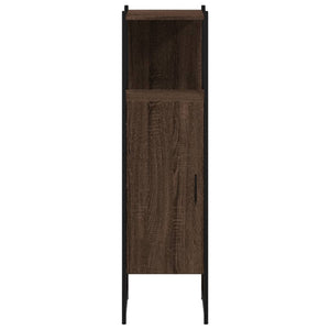 Badschrank Braun Eichenoptik 33x33x120,5 cm