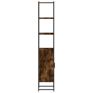 Badschrank Räuchereiche 33x33x185,5 cm