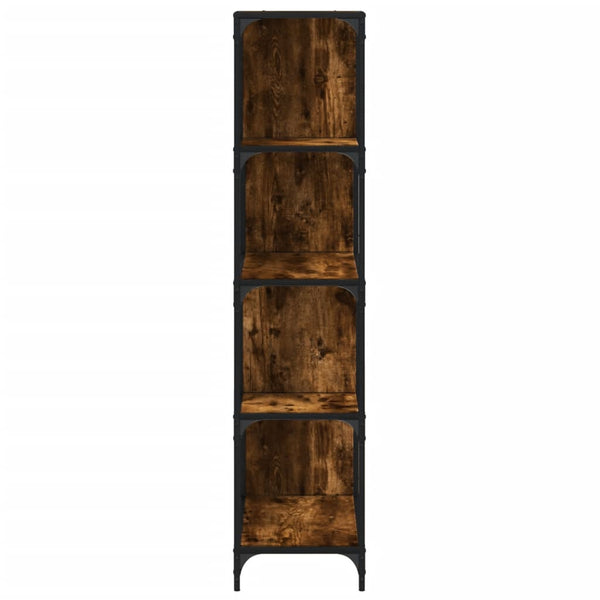 Bücherregal Räuchereiche, 4 Etagen, 149 cm hoch