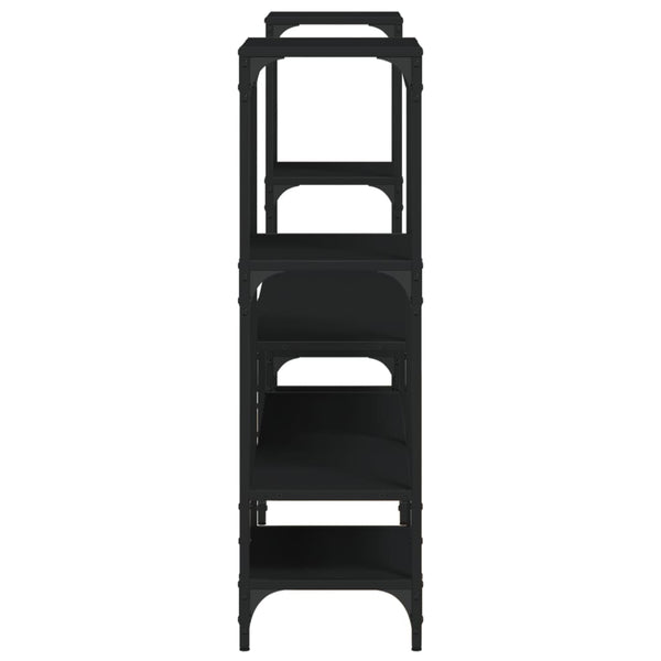 Schwarzer TV-Schrank 206,5 cm