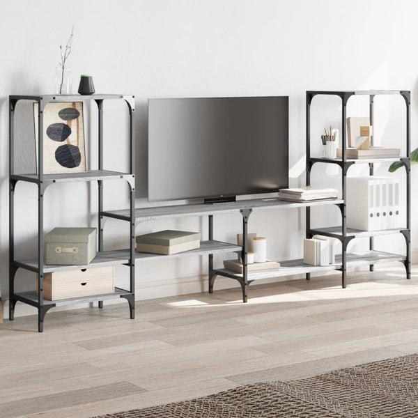 TV-Schrank Grau Sonoma 206,5 cm
