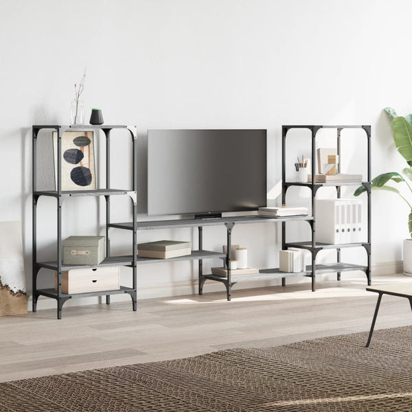 TV-Schrank Grau Sonoma 206,5 cm