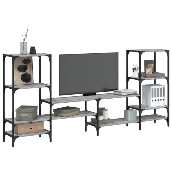 TV-Schrank Grau Sonoma 206,5 cm
