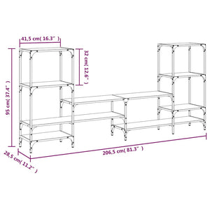 TV-Schrank Braun Eichen-Optik
