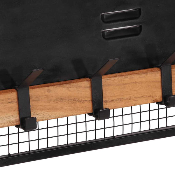 Wandgarderobe Mango Massivholz 90cm