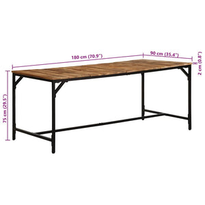 Esstisch Mango Massivholz 180 cm