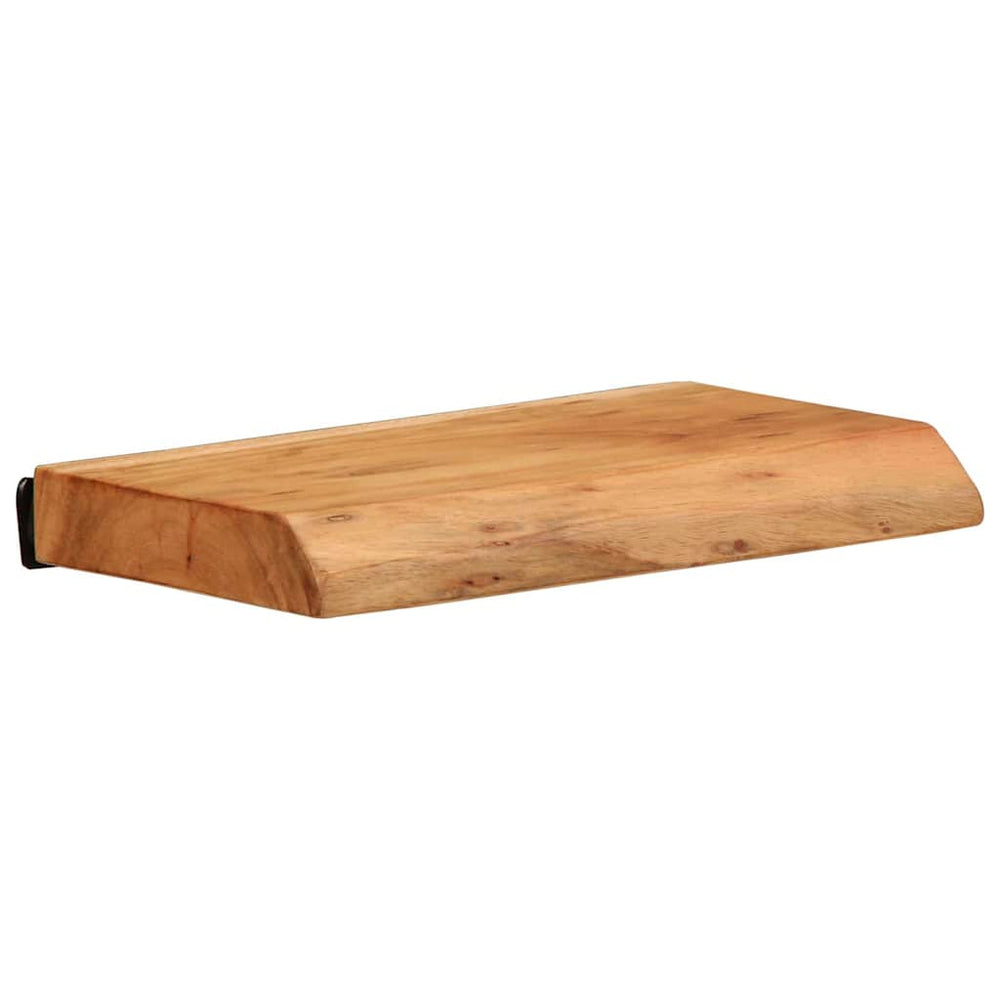 vidaXL Étagères murales 2 pcs 30x20x3,5 cm Bois d'acacia massif