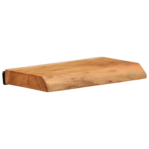 Massivholz Wandregale 30x20 cm, 2er Set