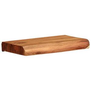 Massivholz Wandregale 30x20 cm, 2er Set