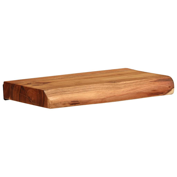 Massivholz Wandregale 30x20 cm, 2er Set