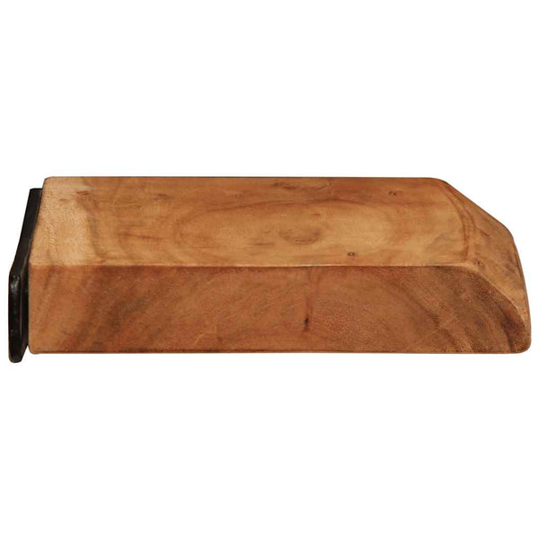 Massivholz Wandregale 30x20 cm, 2er Set