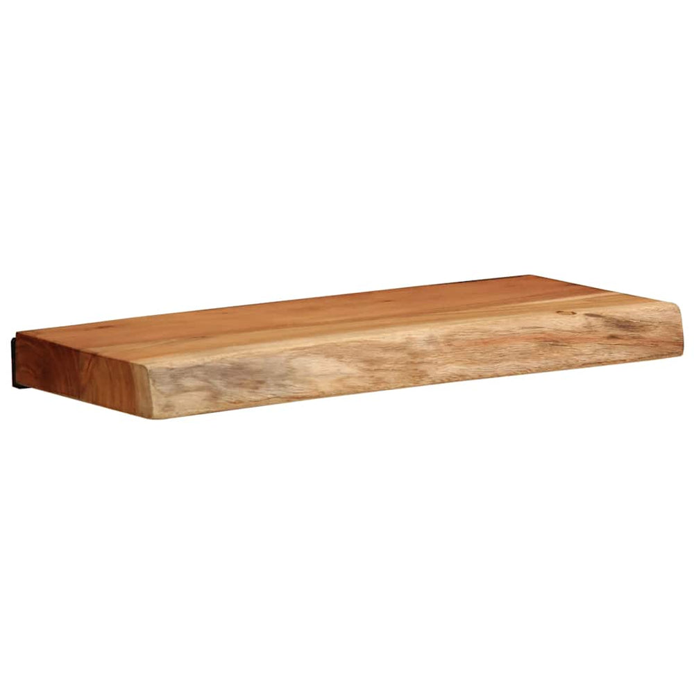 vidaXL Étagères murales 2 pcs 40x20x3,5 cm Bois d'acacia massif