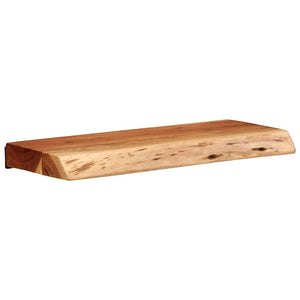 Akazienholz Wandregale 40x20cm, 2er Set
