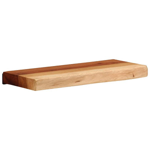 Akazienholz Wandregale 40x20cm, 2er Set