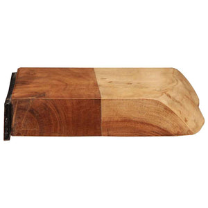 Akazienholz Wandregale 40x20cm, 2er Set