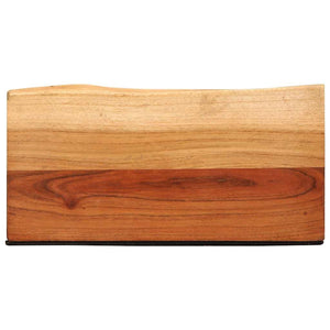 Akazienholz Wandregale 40x20cm, 2er Set